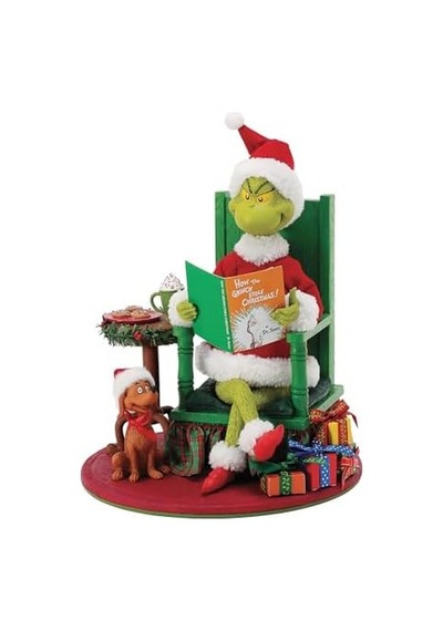Department 56 Possible Dreams Dr. Seuss The Grinch And Max Heykelcik, 25 Cm, Çok Renkli