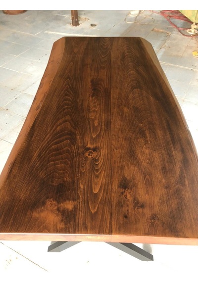 Bintaşmobilya Kütük Masa Ceviz Rengi 130X75.Cm