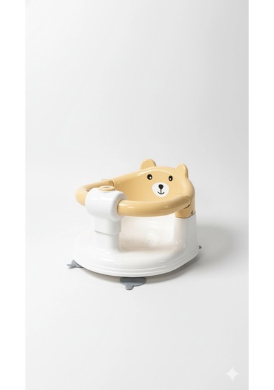 Vavbaby Önden Açılır Bebek Banyo & Bebek Mama Oturağı Sarı Sarı