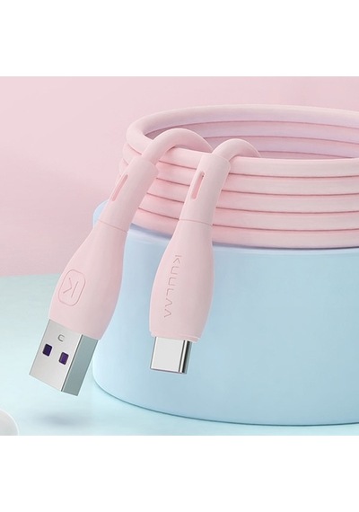 Kuulaa Liquid Silicone Usb Type C Qc3.0 Hızlı Şarj Kablosu 1Metr
