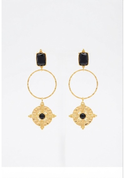 Boho Chic Vintage Küpe Resimdeki
