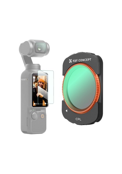 K&f Concept Manyetik Polarizasyon Filtreleri Cpl Djı Osmo Pocket 3 Creator Combo Aluminium İle Uyumlu
