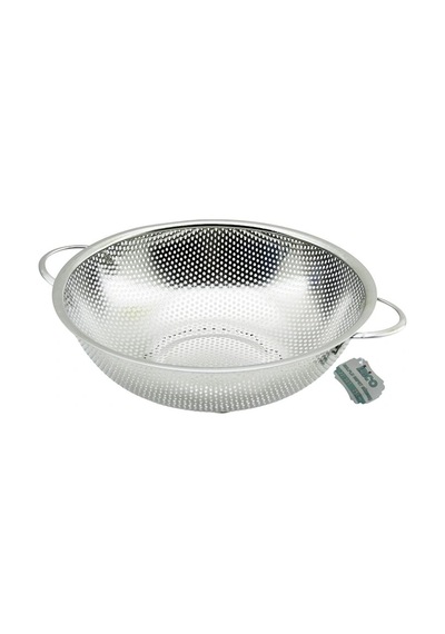 25cm Metal Kulplu Çelik Sepet Süzgeç İnce Tel Ayaklı Çok Renkli