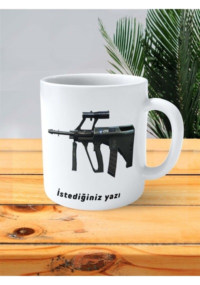 Aug Baskılı Kupa Bardak Kişiye Özel Model 2 Çok Renkli