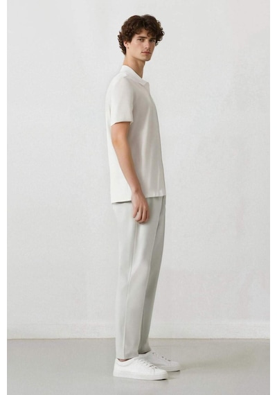DeFactoFit Slim Fit Dar Kesim Standart Paça Esnek Multifonksiyonel Dokuma Sporcu Pantolon E3333AX25SPGR493