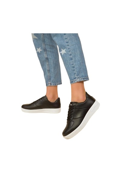 Liger Unisex Sneaker Ayakkabı -  Siyah - Beyaz