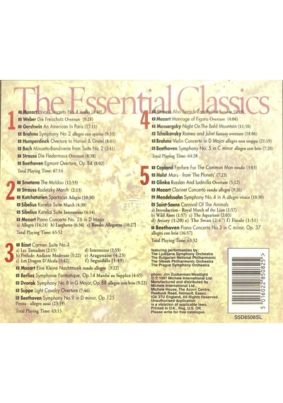 Plak Değildir Cd Dir Cd The Essential Classics Açılmamış Jelati