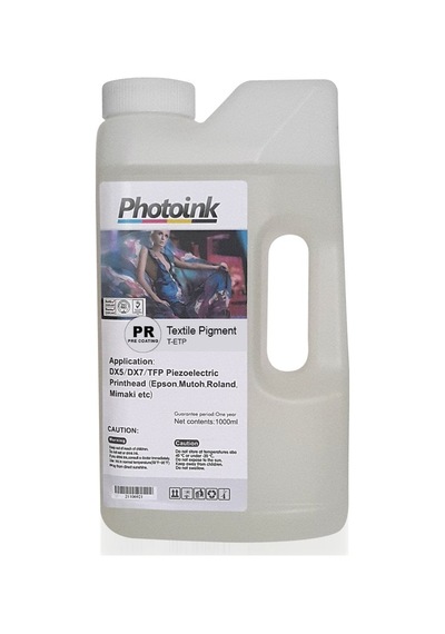 Inktec Epson Piezo Tfp Dx5 Dx7 Pre Coating Ön Sıvı Tekstil 1 Litre T-etp 654.4.4.4.00.806