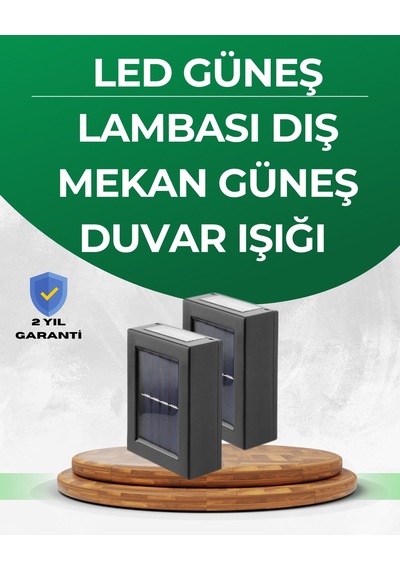 Zengemtx Şeffaf Abajurlu Duvar Tipi Solar Işık Güneş