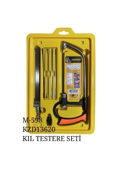 Meşem Kıl Testere Seti 6prç / M-598