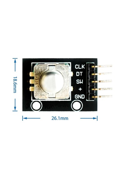 Ky-040 Rotary Encoder Modül 20 Pals Pwm 360 Derece Döner Butonlu Dijital