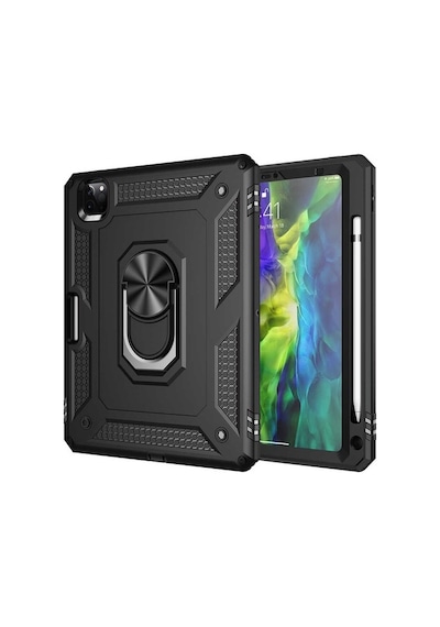 Apple Uyumlu iPad Pro 11 2018 Kılıf Zore Tablet Vega Kapak-Siyah