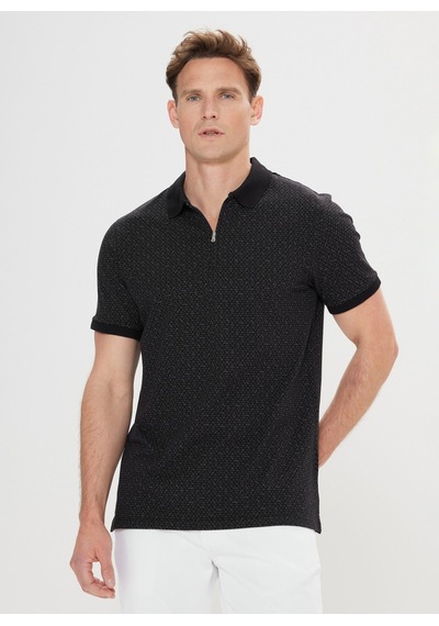 AC&Co / Altınyıldız Classics Altınyıldız Classics Siyah Erkek Polo T-shirt 4a4824200036 001 AC&Co / Altınyıldız Classics Altınyıldız Classics Siyah Erkek Polo T-shirt 4a4824200036 001