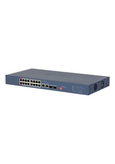 Dahua Cs4218-16et-240 16 Port 10/100 + 2x Gb Rj45/2x1gb Sfp Uplınk Cloud Yönetilebilir 240w Poe Rack