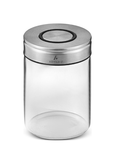 Aryıldız Timeless Slim Büyük Kavanoz Ve Saklama Kabı Gri