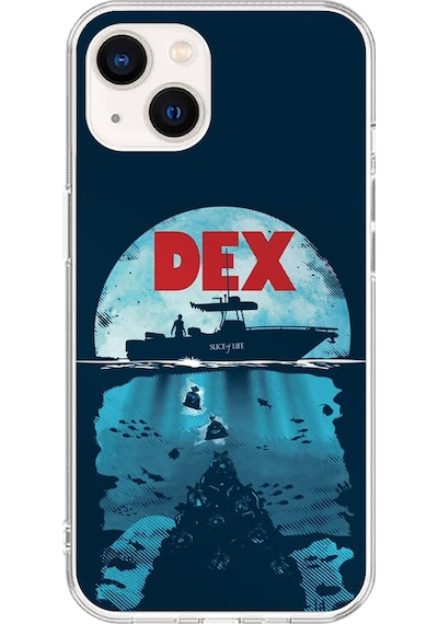 Apple Uyumlu iPhone 14 Plus Şeffaf Kılıf Dexter Tasarımlı