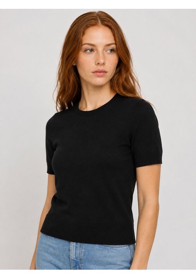 Loft Regular Fit Kadın Bluz K.kol Lf2044861 Q1.v1 Siyah