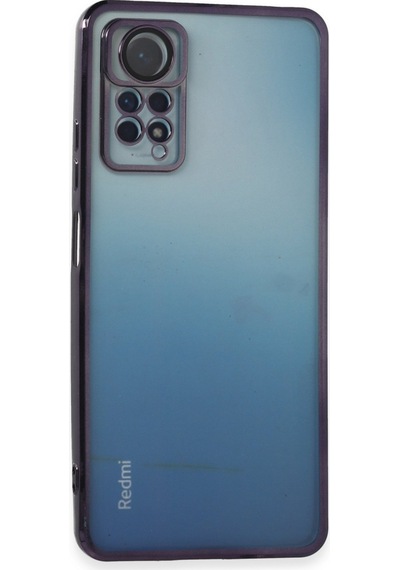 Note 11 Pro Kılıf Razer Lensli Silikon - Mor