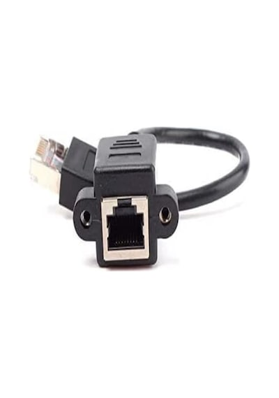Rj45 Cat5 Cat6 Dişi Erkek Çevirici Koruyucu Adaptör