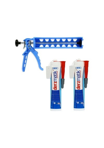Profesyonel 450 Gr Beyaz 2 Adet 1 Adet Tabanca  , Hızlı Kargo 0.25 KG