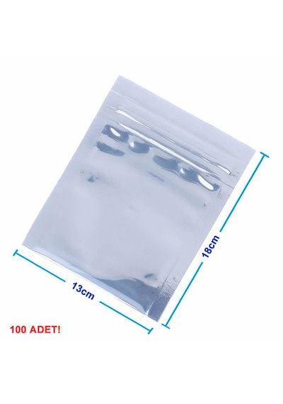 13x18 Cm Antistatik Kilitli Esd Poşet Anti-statik Poşet 100 Adet
