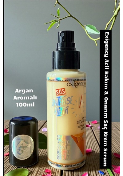 Exigency Durulamasız Argan Aromalı Acil Bakım&onarım Saç Krem Serum 100ml