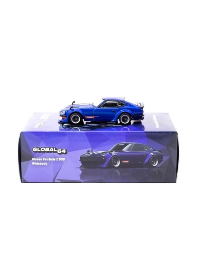 Eco Lounge 1/64 Nissan Fairlady Z S30 Widebody Blue - Designed By Jon Sibal