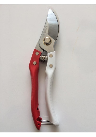 Leons Bağ Budama Makası Metal Saplı Çelik Bag Makası 8 No