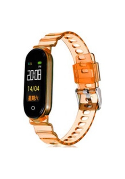 Xiaomi Mi Band 5 Krd-27 Silikon Kordon - Turuncu