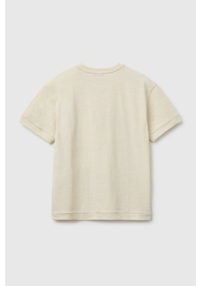 United Colors Of Benetton Erkek Çocuk Ekru Önü Baskı Detaylı Bisiklet Yaka T-shirt 6-14 Yaş -2849 United Colors Of Benetton Erkek Çocuk Ekru Önü Baskı Detaylı Bisiklet Yaka T-shirt 6-14 Yaş -2849