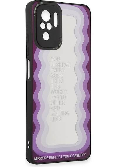 Newface Xiaomi Redmi Note 10 Kılıf Mirror Desenli Kapak - Mirror Glblseme - 30 - 5