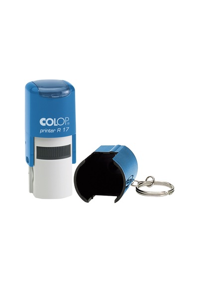 Colop R17 Yuvarlak Mavi Kasa Mavi Keçe - 17 MM