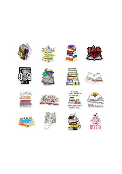 Giftmoda 25'li Su Geçirmez Opak Sticker Seri : 6 Abanoz