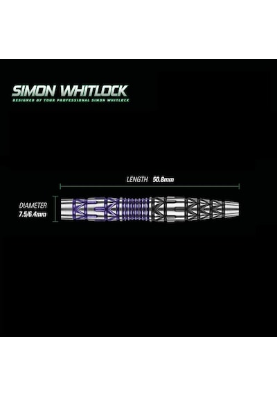 Winmau Simon Whitlock Special Edition %90 Tungsten 22 gr Dart Oku