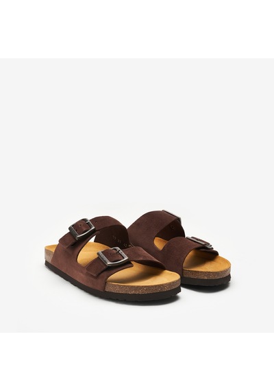Cocoa Terlik Erkek 19b5 Frau Leather Kahverengi