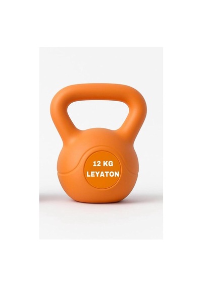 12 Kg Çaydanlık Tipi Dambıl Kettlebell Ağırlık Turuncu, 12kgkttlbll12