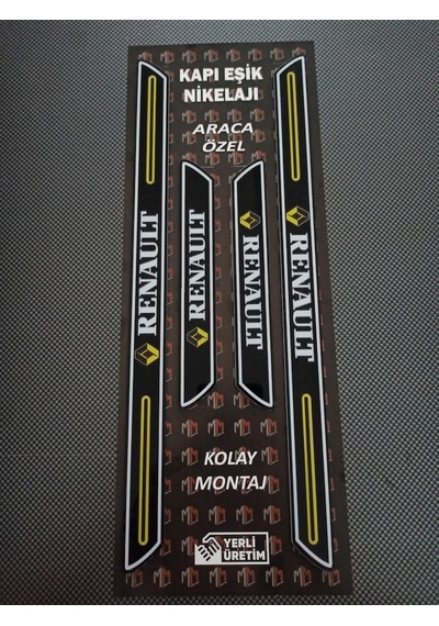 Renault 9 Kapı Eşiği Çamurluk Venti Piano Black