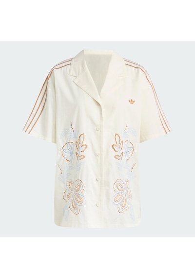 Adidas Ky3164 Resort Shırt Kadın Gömlek Bej