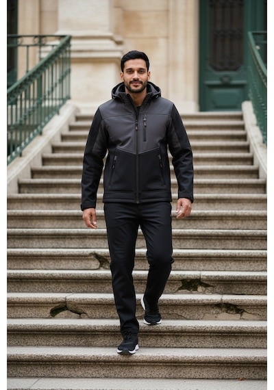 Vatan Tekstil Erkek Softshell Kışlık Kapüşonlu Mont Rüzgar Geçirmez Su İtici İçi Polarlı Kırmızı Siyah Siyah Füme Vatan Tekstil Erkek Softshell Kışlık Kapüşonlu Mont Rüzgar Geçirmez Su İtici İçi Polarlı Kırmızı Siyah Siyah Füme