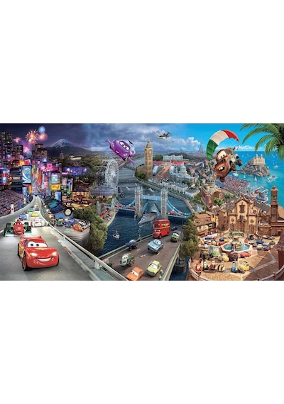 Şimşek Mcqueen Çocuk Odası Duvar Kağıdı (397455204)