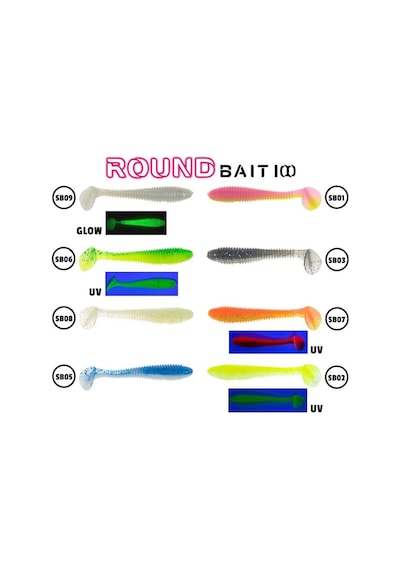 Fujin Round Bait 100mm Silikon Balık