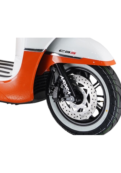 Arora Malibu 125 Cc Hava Soğutmalı Scooter Beyaz Turuncu 2024
