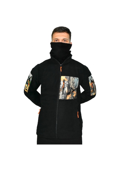 Mysia Outdoor Siyah Orman Taktik Polar Mont Avcı 7 Cep Çok Renkli