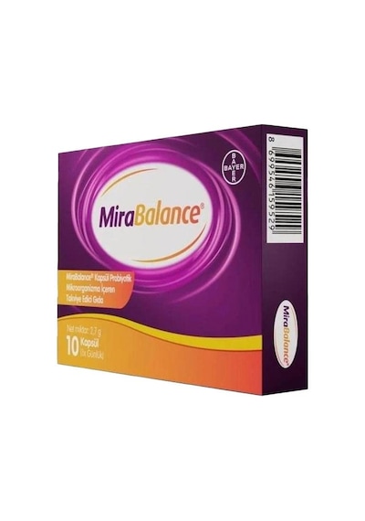 Bayer Mirabalance Probiyotik İçeren Takviye Edici Gıda 10 Kapsül