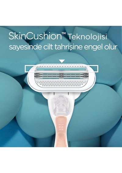 Gillette Venus Smooth Sensitive Tıraş Makinesi + Yedek Bıçak 2'li