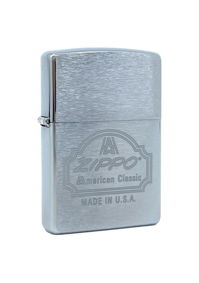 Zippo American Classic Dizayn Çakmak Gri