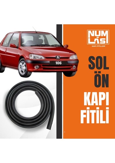 Peugeot 106 Tek Kapı Sol Ön Kapı Fitili-a Kalite-numlas-nm3757