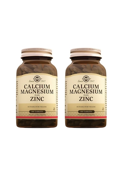 Solgar Calcium Magnezyum Plus Zinc 100 Tablet 2 Adet