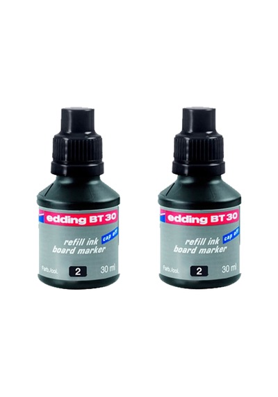 Edding Bt-30 Beyaz Tahta Kalem Mürekkebi 30 Ml 2 Li Set Siyah Siyah