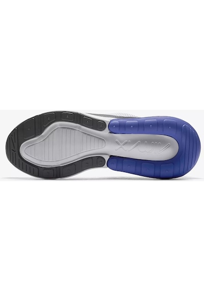 Nike Air Max 270 Ah8050-107 Gri Mor Erkek Sneaker Dar Kalıp Gri - Mor